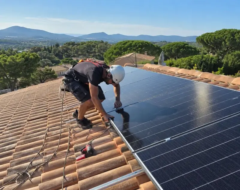 Installateur panneaux solaires Saint-Cybranet — pose photovoltaïque sur toiture
