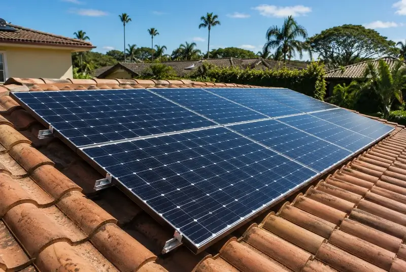 Installation de panneaux solaires à Saint-Cybranet